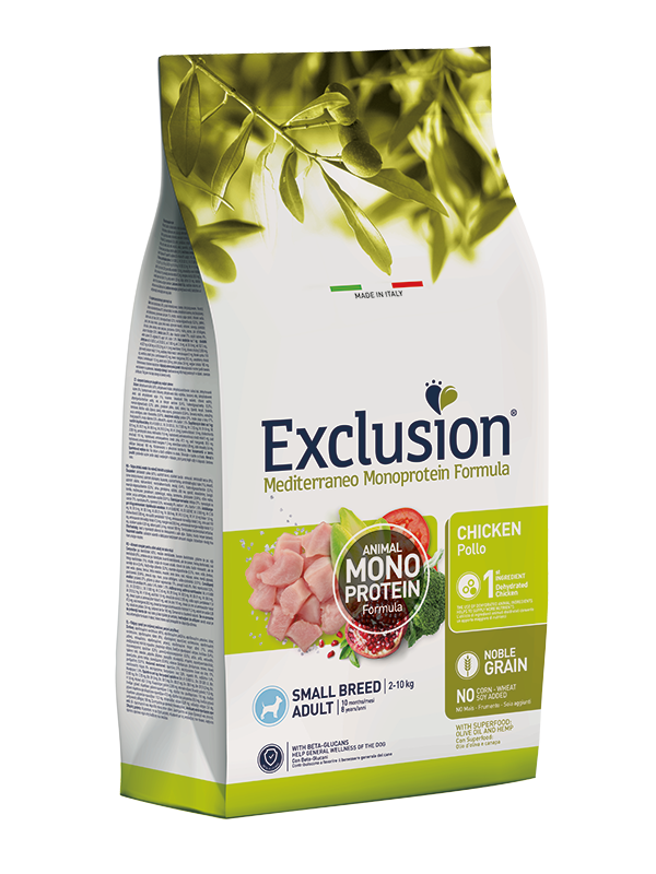 Exclusion Dog Adult Mini Pollo 500 gr