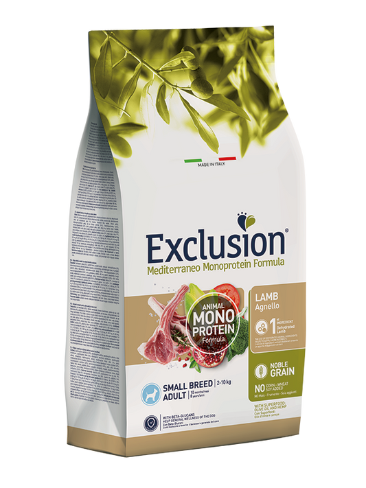 Exclusion Dog Adult Mini Agnello 2 Kg