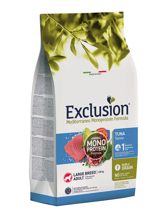 Exclusion Dog Adult Large Tonno 12 Kg
