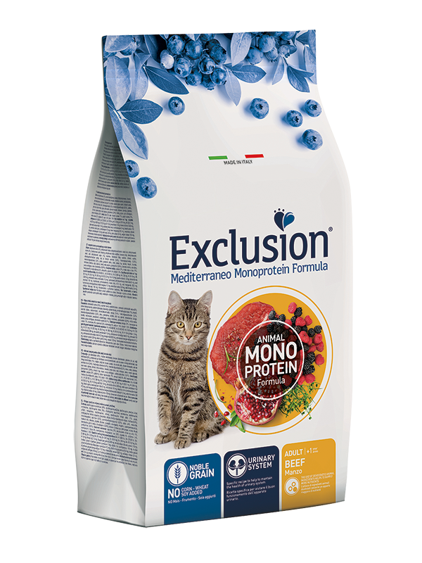 Exclusion Gatto Manzo 1.5 Kg