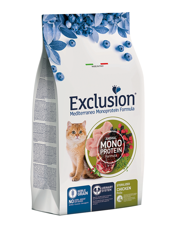 Exclusion Gatto Sterilizzato Pollo 1.5 Kg