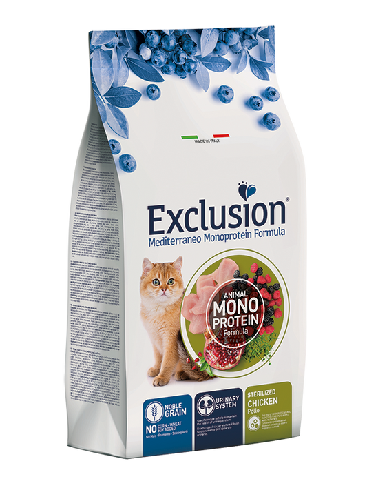 Exclusion Gatto Sterilizzato Pollo 1.5 Kg