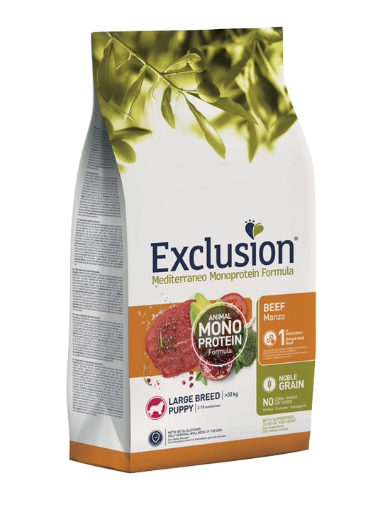 Exclusion Dog Puppy Large Manzo 12 Kg