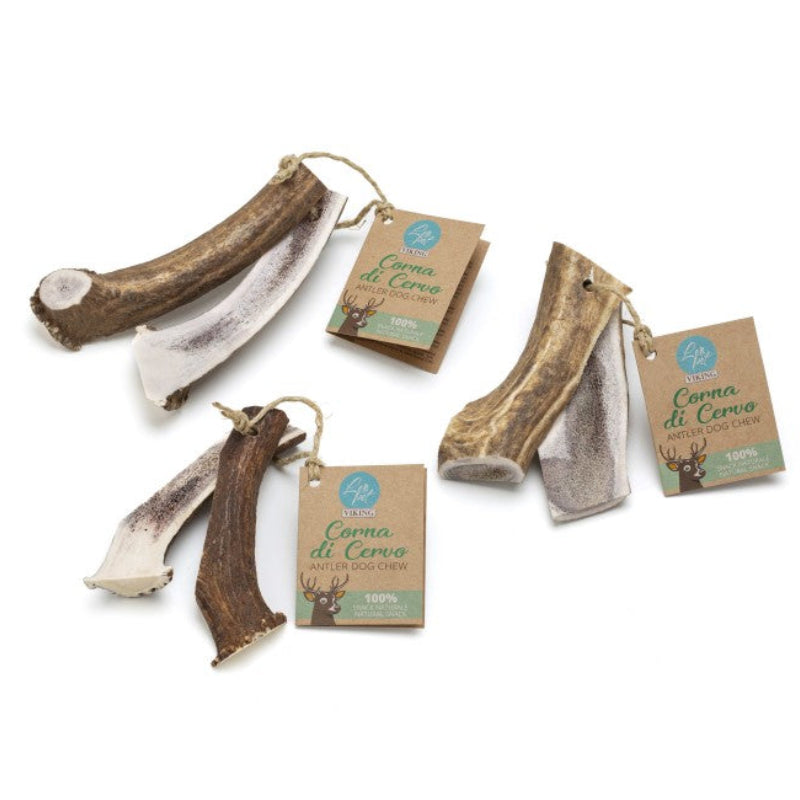 Leopet Viking Corno di Cervo Aperto L per Cani 120–160 g
