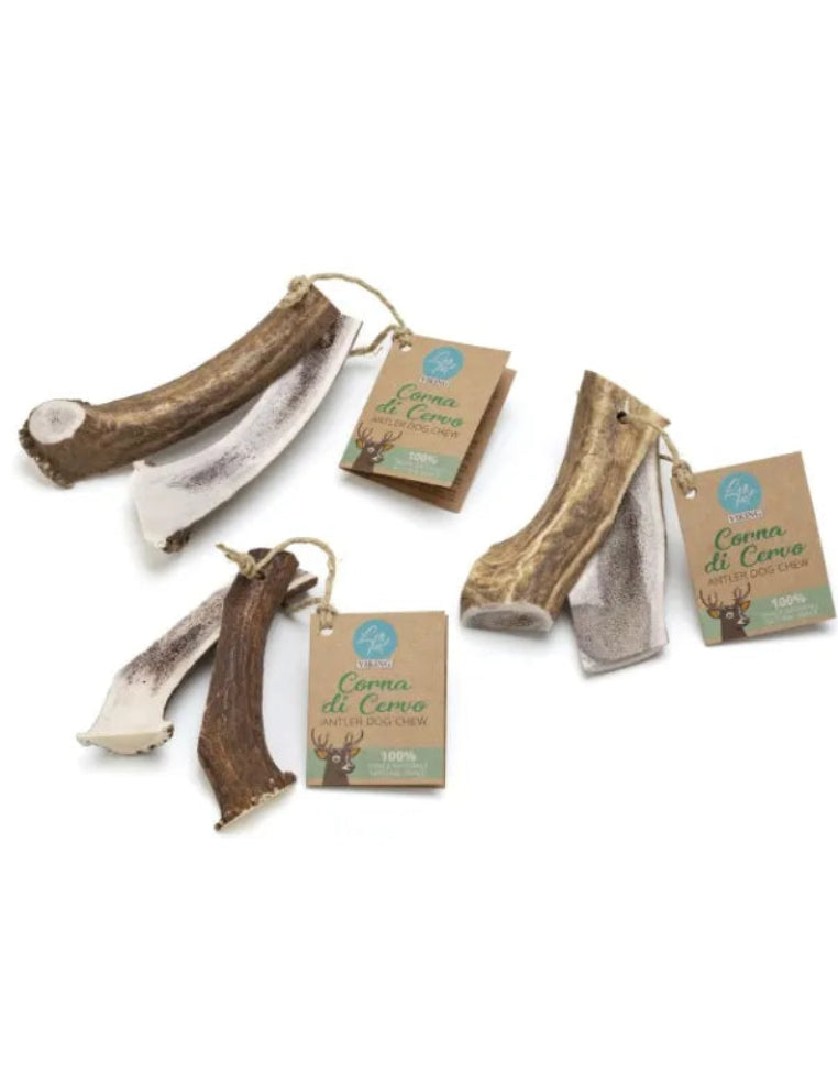 Leopet Viking Corno di Cervo Aperto M per Cani 80–120 g