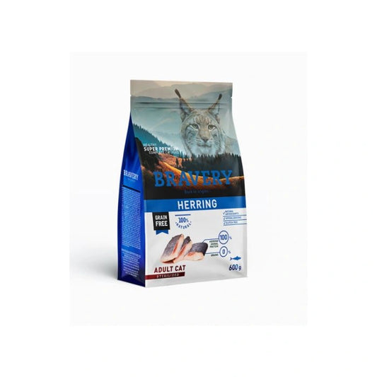 Bravery Gatto Adult Sterilizzato Aringa 600 Gr