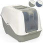 MPS Netta Maxi Toilette Chiusa per Gatti con Filtro e Paletta 66 × 49 × 50 cm