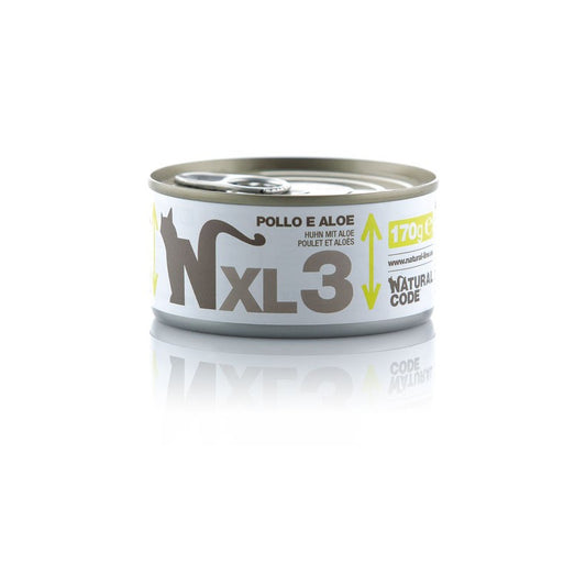 Natural Code gatto XL03 Pollo e Aloe 170 gr